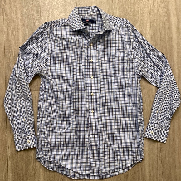 Vineyard Vines Other - Blue & White Plaid Vineyard Vines Button Down Shirt